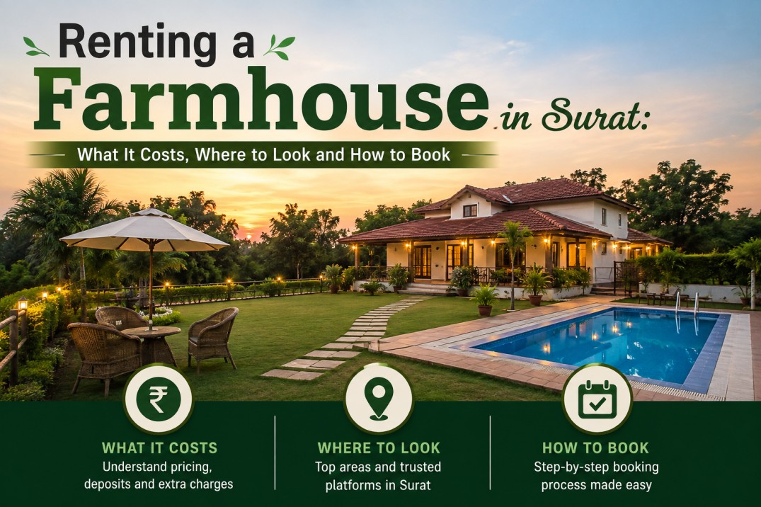Farmhouse on Rent in Surat Complete Booking Guide