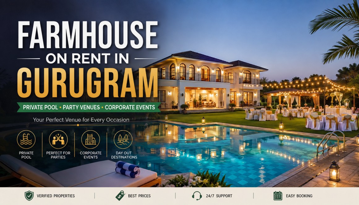 Premium Farmhouse Rentals in Gurugram