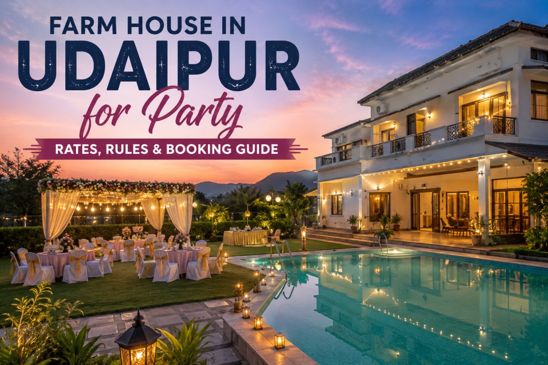 Farm House in Udaipur for Party Rates Rules and Booking Guide