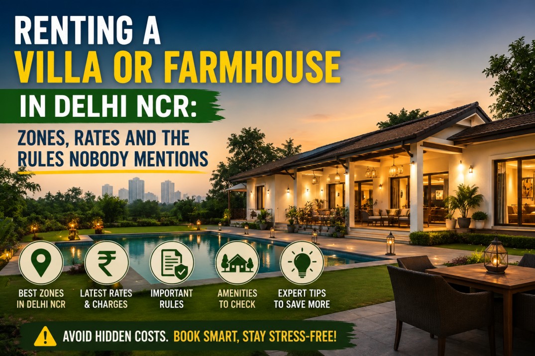 Villa on Rent in Delhi zones and rules